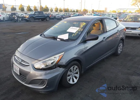 2016 Hyundai Accent Se z USA, uszkodzony, nr VIN KMHCT4AE4GU083033